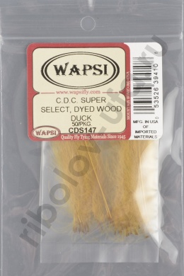 Перья отборные Wapsi CDC  Super Select Wood Dun CDS147