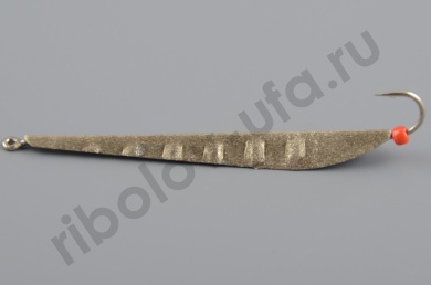 Блесна Курганская №25 с 1-м крючком, 45мм цв. серебро