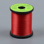 Монтажная нить Uni Thread 8/0 200y UW Red  (невощеная)