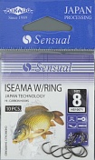 Крючки Mikado - Sensual - Iseama w/ring № 8 BN (с ушком)