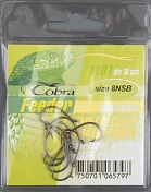 Одинарные крючки Cobra Feeder Specialist сер.1181NSB разм.008