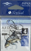 Крючки Mikado - Sensual - Aji Douski w/ring - №4B (с ушком) (фас. 10 шт)