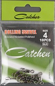 Вертлюжок Catcher Rolling Swivel # 4 