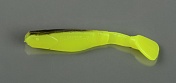 Силиконовая приманка Manns Flipper-90 лимонный с черной спиной (20 шт/уп) 90-39