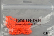 Икра Gold Fish силикон, светонакопительная аромат креветка 4мм, цв.5