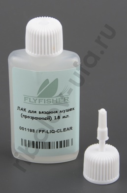 Лак прозрачный для вязания мушек Flyfisher Cellire Clear 18ml+applicator