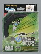 Шнур плетёный Power Pro 275м зеленая 0,13  8кг