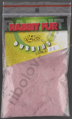 Даббинг Hends Rabbit Fur Dubbing Pink Hnd K-22