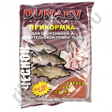 Прикормка Dunaev Классика Карп Чеснок (0,9 кг) 