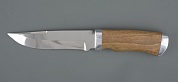Нож туристический НР-11 хирургич.нерж.сталь, 65х13, орех (ручная работа)