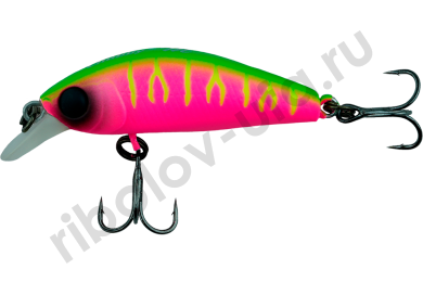 Воблер Jackall Chubby Minnow 35 дл. 3.5 см, 2.3 гр., suspending, цв. dragon fruit mat tiger
