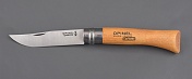 Нож Opinel 8 углеродистая сталь, carbon, бук