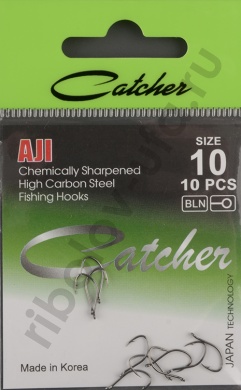 Одинарные крючки Catcher Ajl № 10