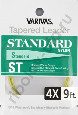 Подлесок конусный Varivas Tapered Leader Standard 9 ft 4X