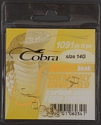 Одинарные крючки Cobra BEAK сер.1091G разм.014