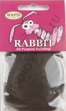 Даббинг Wapsi Rabbit Dubbing Dark Brown