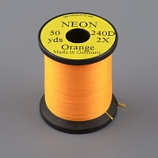 Монтажная нить Uni Neon супер-яркая 1/0 2x Orange 50y