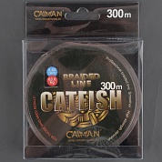 Шнур плетёный Caiman Catfish коричневый 300м  0,45мм 185534