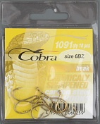 Одинарные крючки Cobra BEAK сер.1091BZ разм.006
