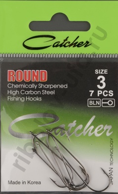 Одинарные крючки Catcher Round № 3