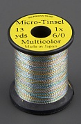 Люрекс овальн. микро UNI Micro-Tinsel 12yds. Multicolor