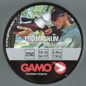 Пуля пневмат. Gamo Pro-Magnum кал.4,5мм 0,49гр (уп./250шт)