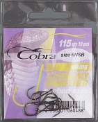 Одинарные крючки Cobra VIKING сер.115 разм.006