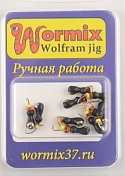 Мормышка Wormix точеная вольфрамовая Муравей d=2,5 с серебряной коронкой арт. 3132