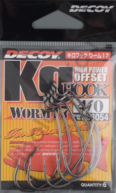 Офсетные крючки Decoy Kg Worm17  №4/0 (6шт/уп)