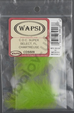 Перья отборные Wapsi CDC Super Select Fl.Chartreuse  WP CDS509