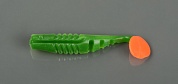 Силиконовая приманка Manns Samba -80 цв. 213 лимонно-зелен (Lime) с огнен хв. (уп.20шт) 