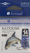 Крючки Mikado - Sensual - Aji Douski w/ring - №14B (с ушком) (фас. 10 шт)