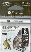 Крючки Mikado - Sensual - Keiryu w/ring №6 B (с ушком) (фас. 10 шт)