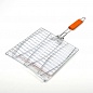 Решетка-гриль BBQ721С (0282) (28*28 см), L=54 см, деревяная ручка
