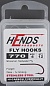 Крючки Hends 770 Salwater Fly, Streamer Steinless Steel #4 (12шт/уп)