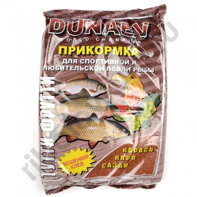 Прикормка Dunaev Классика Карп Тутти-Фрутти (0,9 кг) 