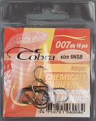 Одинарные крючки Cobra HINNU сер.007 разм.006