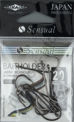 Крючки Mikado - Sensual - Baitholder (с ушком) №2/0 B (фас. 10 шт)