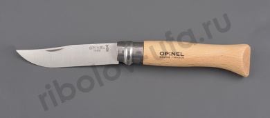 Нож Opinel 10 нержавеющая сталь, бук