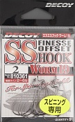 Офсетные крючки Decoy S.S.Finesse Offset Hook Worm19  №2 (9шт/уп)