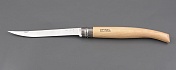 Нож Opinel 15 филейный нержавеющая сталь, бук, slim