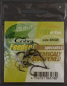 Одинарные крючки Cobra Feeder Specialist сер.1181NSB разм.006