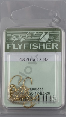 Крючки Flyfisher 4820 #12 BZ