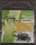 Одинарные крючки Cobra HANNA сер.106 разм.006