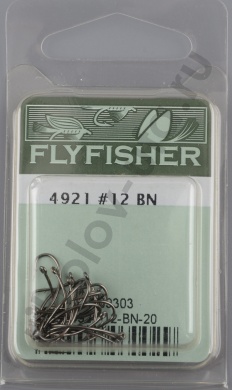 Крючки Flyfisher 4921 #12 BN