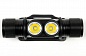 Фонарь подводный налобный Sargan Night Star 900 люмен, 2 диода, черный, свет желтый