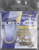 Одинарные крючки Cobra OKIAMI сер.0071 разм.006