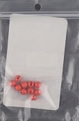 Вольфрамовые головки Fly-Fishing с вырезом граненые 4.5mm (10шт) FL RED