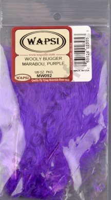 Перья марабу Wapsi Wolly Bugger Marabou Purple