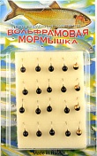 Мормышка Мир Вольфрама Дробь с коронкой д. 4 мм черная